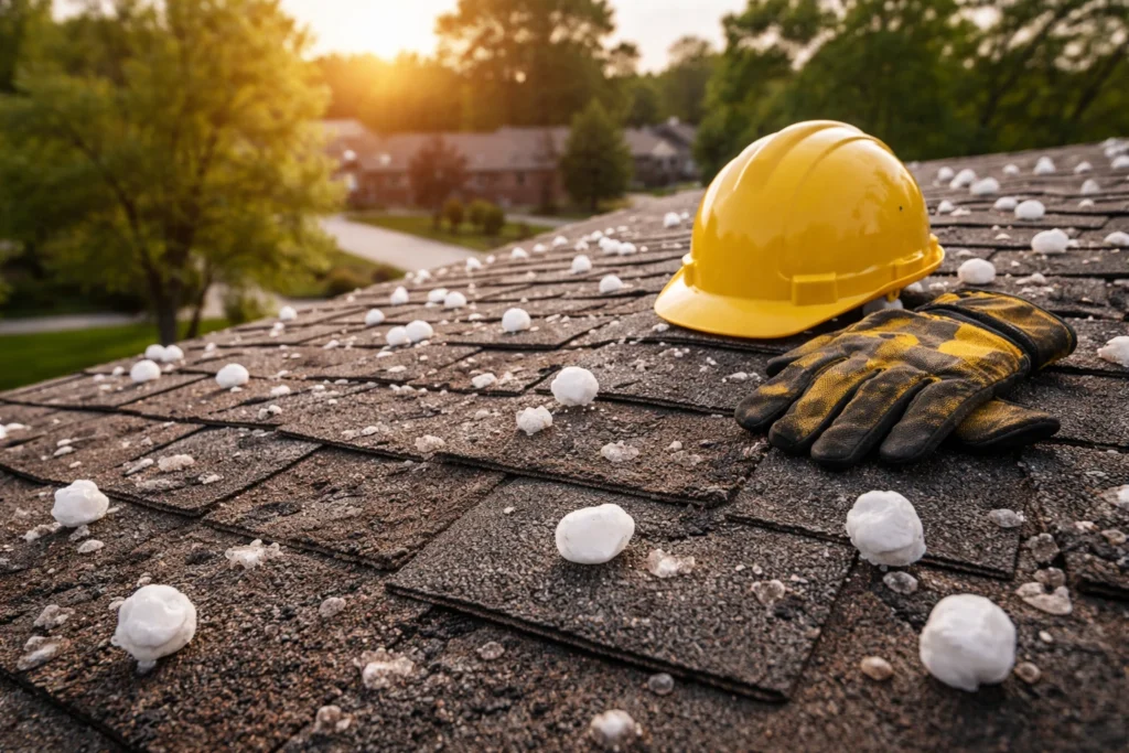 Roof Hail Damage Insurance Claim Texas 1